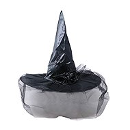 GUIRCA Black witch hat with flower - Wide-Brimmed Hat
