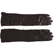 GUIRCA Black wrinkled gloves - Costume Accessory
