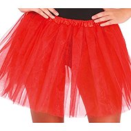 GUIRCA Ladies red tulle skirt Tutu 40 cm - Costume Accessory