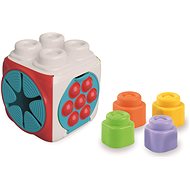Clementoni Soft Clemmy Insertable Sensory Cube with Soft Cubes - Kids’ Building Blocks