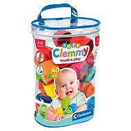 Clementoni Soft Clemmy Set of 40 soft cubes in plastic bag - Kids’ Building Blocks