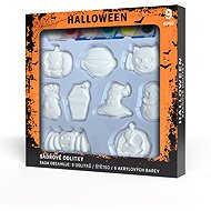 FLEXIO Plaster figures for painting, 9 pcs, Halloween - Paintable Figurine