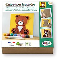 Aladine Wooden picture to complete - Teddy bear - Creative Kit