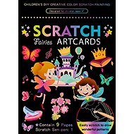 FANDY Scratch Picture Mark 9 pcs 01, Fairy - Creative Kit