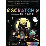 FANDY Mark Scratch Picture 9pcs 10, Halloween - Creative Kit