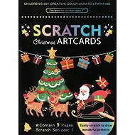 FANDY Scratch Picture Mark 9 pcs 11, Christmas - Creative Kit