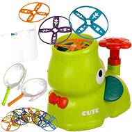 Kruzzel 24840 Arcade game Catch the Frisbee elephant, green - Social Game