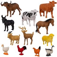 Kruzzel 24854 Set of farm animals 12 pcs - Figure