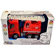 MaDe Fire truck with platform on flywheel - Toy Car