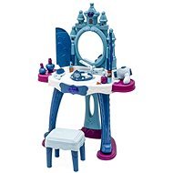 BABY MIX Dětský toaletní stolek ledový svět se světlem, hudbou a židličkou  - Detský kozmetický stolík