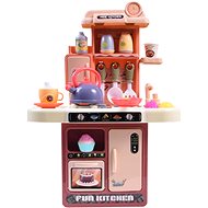 Aga4Kids Plastic kitchen MR6135 Brown - Play Kitchen