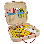 Kruzzel Wooden tool set for children in case - Children's Tools