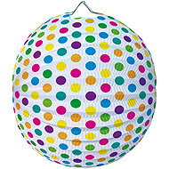 LUMA Lantern round coloured dot 25 cm - Chinese Lantern