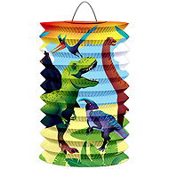 LUMA Children's Cylinder Lantern 15cm, Dinosaurs - Chinese Lantern