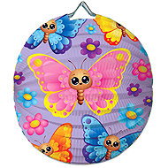 LUMA Children's round lantern 25cm, Butterflies - Chinese Lantern