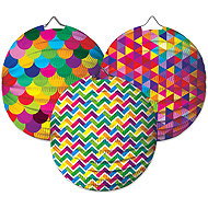LUMA 25cm round lantern, 3pcs - Chinese Lantern