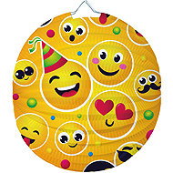 LUMA 25cm round children's lantern, Emoji - Chinese Lantern