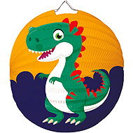 LUMA Children's Round Lantern 25 cm, Dinosaur - Chinese Lantern