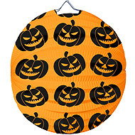 LUMA HALLOWEEN pumpkin print round lantern 25cm - Chinese Lantern