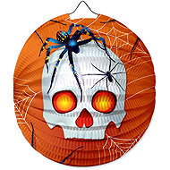 LUMA Halloween skull round lantern 25cm - Chinese Lantern
