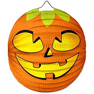 LUMA 25cm round lantern – HALLOWEEN pumpkin (3) - Chinese Lantern