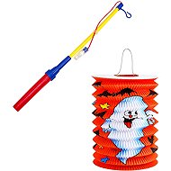 Rappa Orange Lantern with ghost and light-up stick - Chinese Lantern
