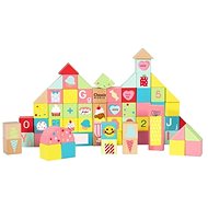 Classic World Printed Dice 68 pcs - Wooden Blocks