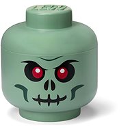 LEGO storage head (size L) - green skeleton - Storage Box