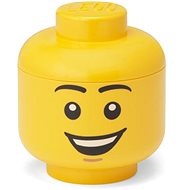LEGO storage head (mini) - happy boy - Storage Box