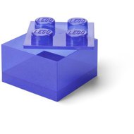 LEGO storage box with lid, glitter purple - Storage Box