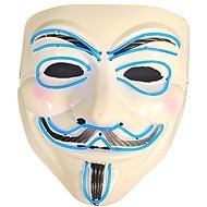 Leventi LED svetelná Karnevalová maska Vendeta – Anonymous - Karnevalová maska