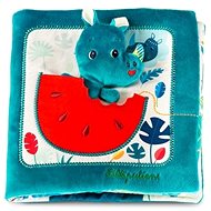 Lilliputiens Textile book - Marius the rhinoceros looking for his father - Cloth Book