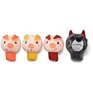 Lilliputiens set of finger puppets The Three Little Pigs - Hand Puppet