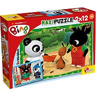 Lisciani Puzzle MAXI 2 × 12 dílků Bing a kamarádi - Jigsaw Puzzle