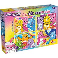 Lisciani Double-Sided MAXI Puzzle 4 × 48 Pieces Care Bears (with Colouring Pages) - Jigsaw Puzzle