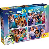 Lisciani Encanto Double-Sided MAXI Puzzle 4 × 48 Pieces (with Colouring Pages) - Jigsaw Puzzle