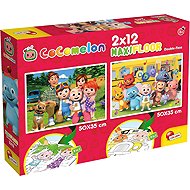 Lisciani Double-Sided MAXI Puzzle 2 × 12 Pieces Cocomelon (with colouring pages) - Jigsaw Puzzle