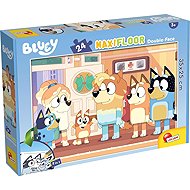 Lisciani Bluey Double-Sided MAXI 24-Piece Puzzle (with Colouring Page) - Jigsaw Puzzle