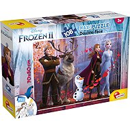 Lisciani Double-Sided MAXI Puzzle 108 Pieces Frozen 2 (with Colouring Page) - Jigsaw Puzzle
