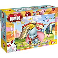 Lisciani Double-Sided MAXI Puzzle 35 pieces Dumbo (with colouring page) - Jigsaw Puzzle