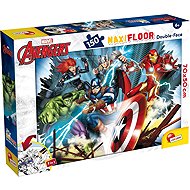 Lisciani Double-Sided MAXI Puzzle 150 Pieces Marvel Avengers (with colouring page) - Jigsaw Puzzle
