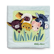 Lilliputiens - textile book - puppies - Cloth Book