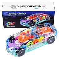 Leventi Transparent Racing Car Yijun 3D Super Car - Toy Car