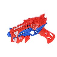 Toy pistol, 23cm, pull-back action, with 10 foam darts and a target, boxed - Toy Gun