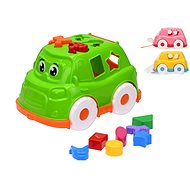 Micro-trading Car/puzzle 25,5 cm, 2in1 geometric shapes and animals - Puzzle