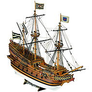 Mamoli Roter Löwe 1597 1:55 kit - Wooden Model