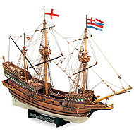 Mamoli Golden Hind 1577 1:53 kit - Wooden Model