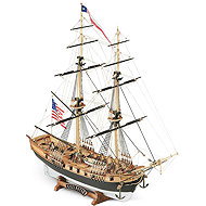 Mamoli Lexington 1775 1:100 kit - Wooden Model