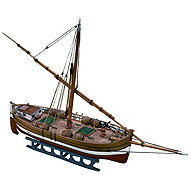 Mini Mamoli Leudo 1:72 kit - Wooden Model
