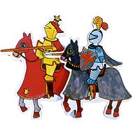 Marionetino Knights on horseback - puppets 2 pcs - Puppet